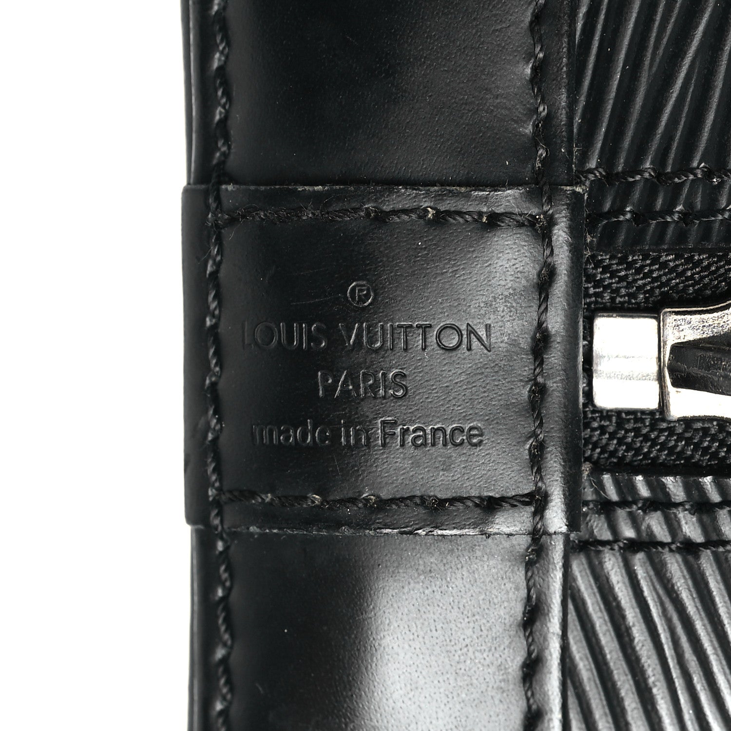 Louis Vuitton Epi Alma BB Black 6 of 8