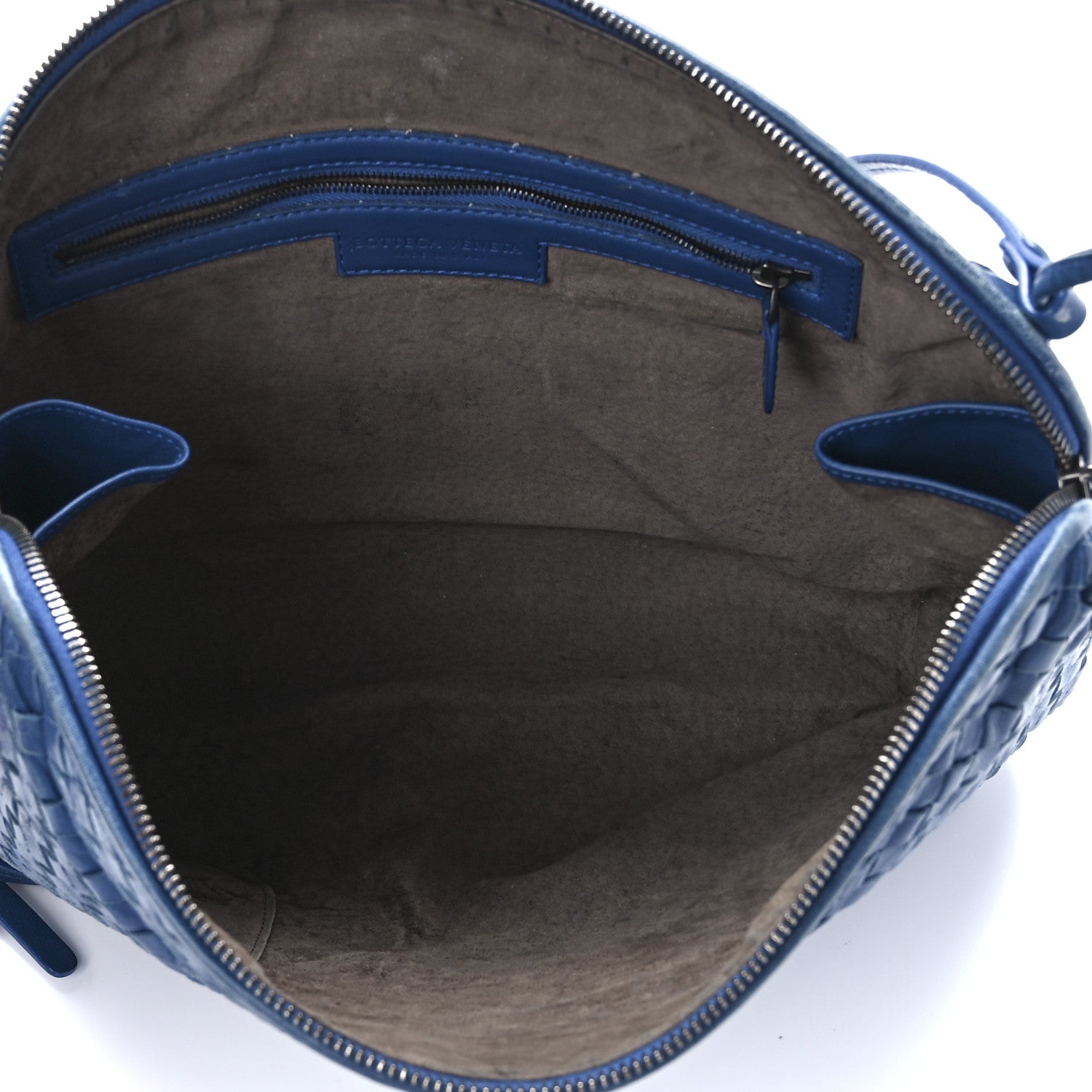 Bottega Veneta Nappa Intrecciato Nodini Crossbody Messenger Blue 5 of 12