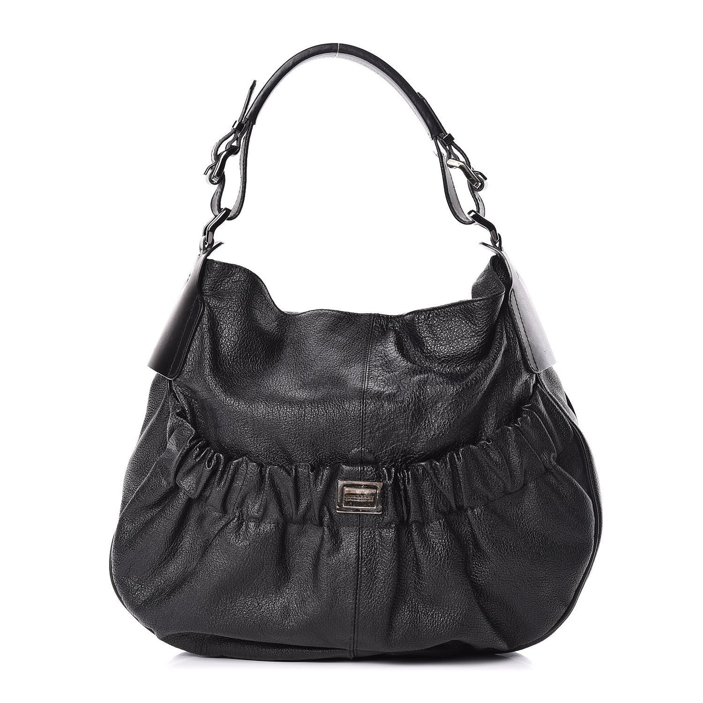 Calfskin Hobo Black