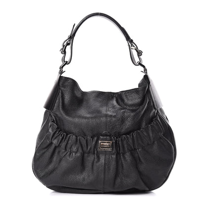 Burberry Calfskin Hobo Black 1 of 13