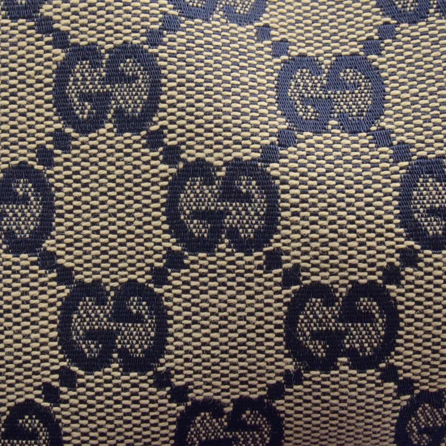 Monogram Selleria Calfskin Vintage Web Medium Boston Beige Blue