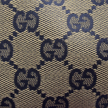 Gucci Monogram Selleria Calfskin Vintage Web Medium Boston Beige Blue 9 of 9