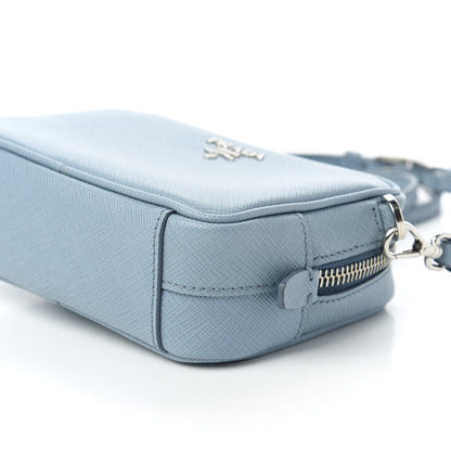 Prada Saffiano Mini Camera Crossbody Bag Astrale 7 of 11