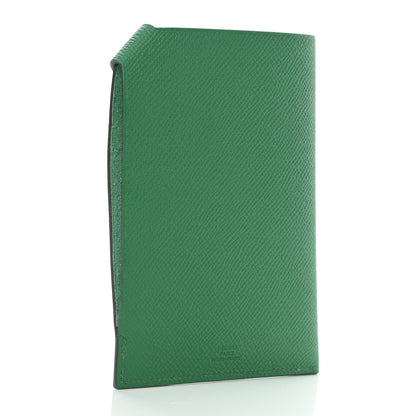 Hermes Epsom Tarmac PM Passport Holder Cactus 3 of 8