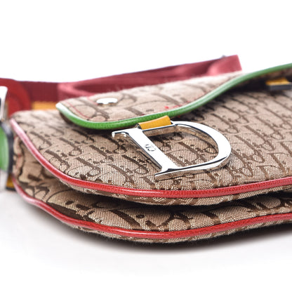 Christian Dior Monogram Rasta Double Saddle Beige 8 of 9