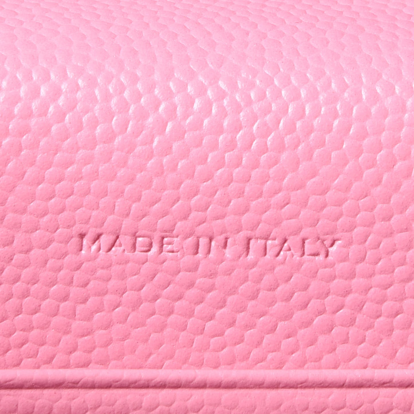 Grain De Poudre Matelasse Chevron Monogram Envelope Chain Wallet Indian Pink