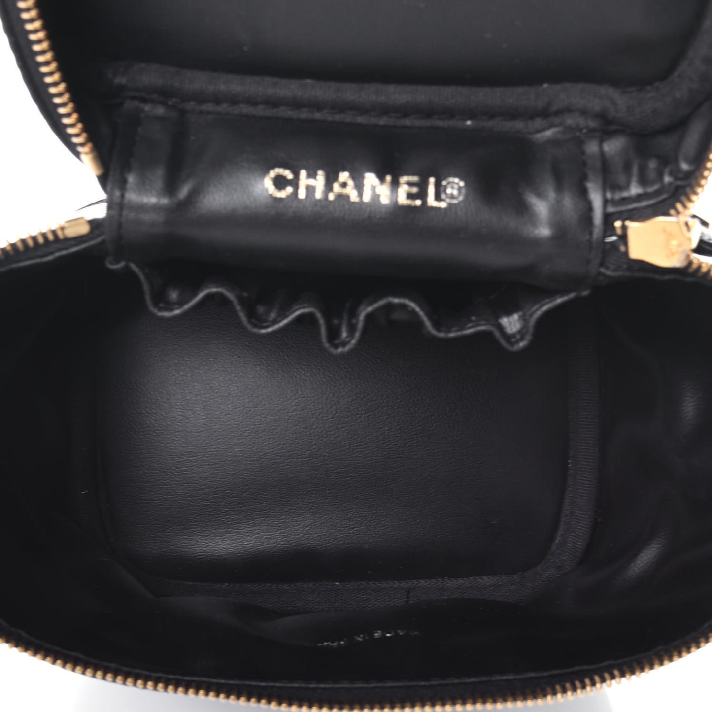 Caviar Cosmetic Vanity Bag Black