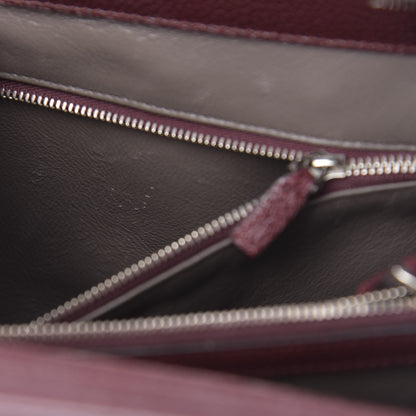 Gucci Grainy Calfskin Small Zumi Top Handle Bag Vintage Bordeaux 16 of 16