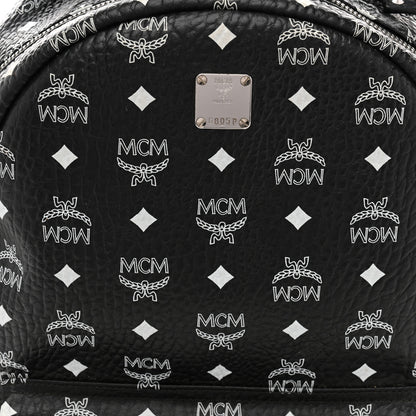 MCM Visetos Medium Stark Backpack Black 8 of 14