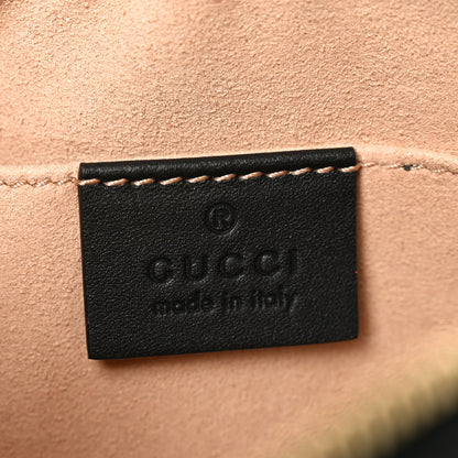 Gucci Suede Patent Web Mini Ophidia Shoulder Bag Hibiscus Red Black 6 of 11