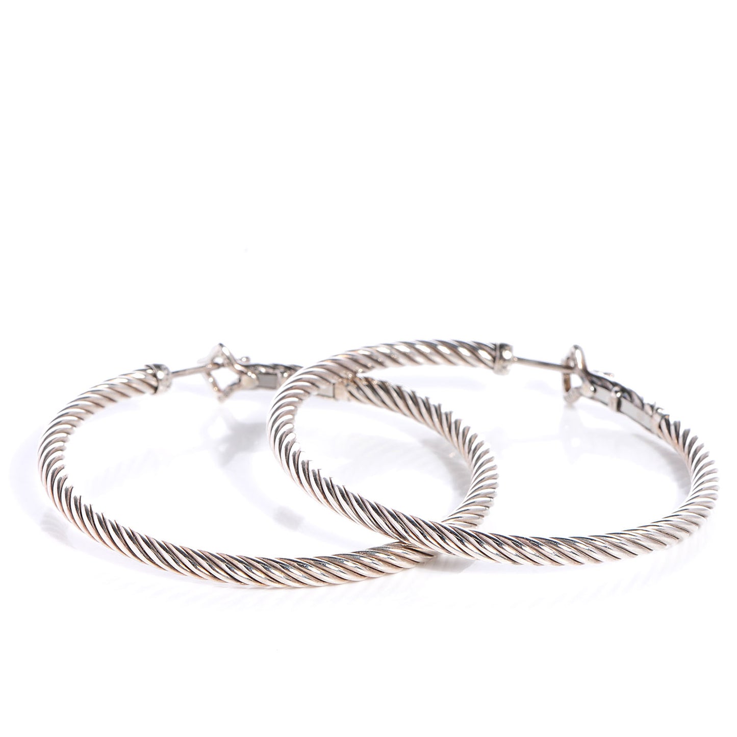 Sterling Silver Cable Classics Extra Large Hoop Earrings