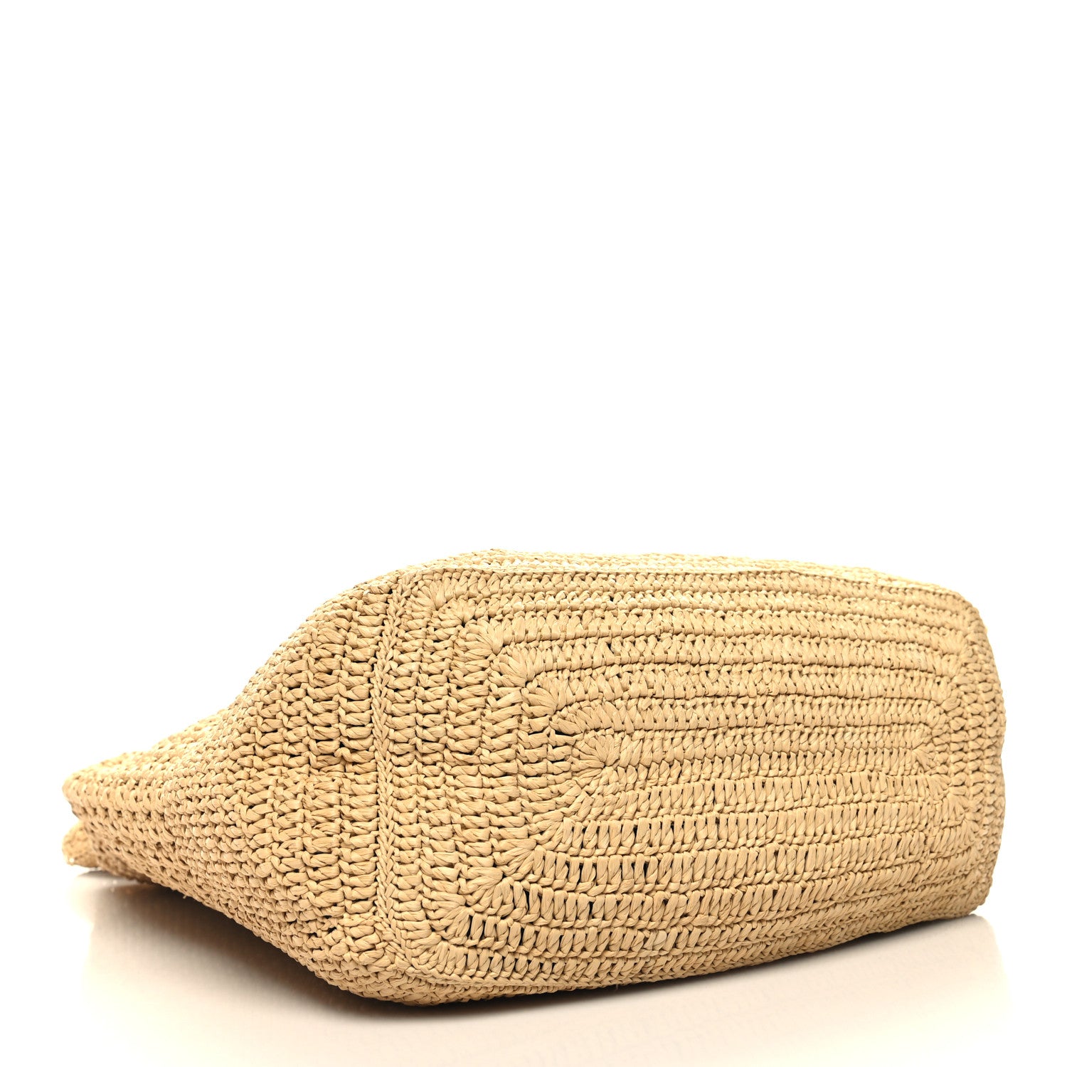 Saint Laurent Raffia Monogram Hobo Naturale 5 of 11