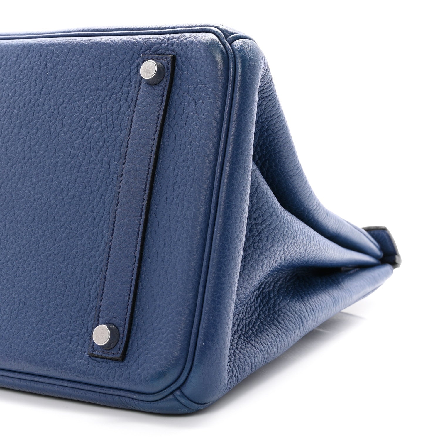 Hermes Taurillon Clemence Birkin 35 Bleu Brighton 10 of 13