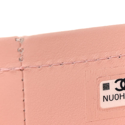 Chanel Caviar Quilted Mini Vanity Wrist Case With Chain Light Pink 5 of 7