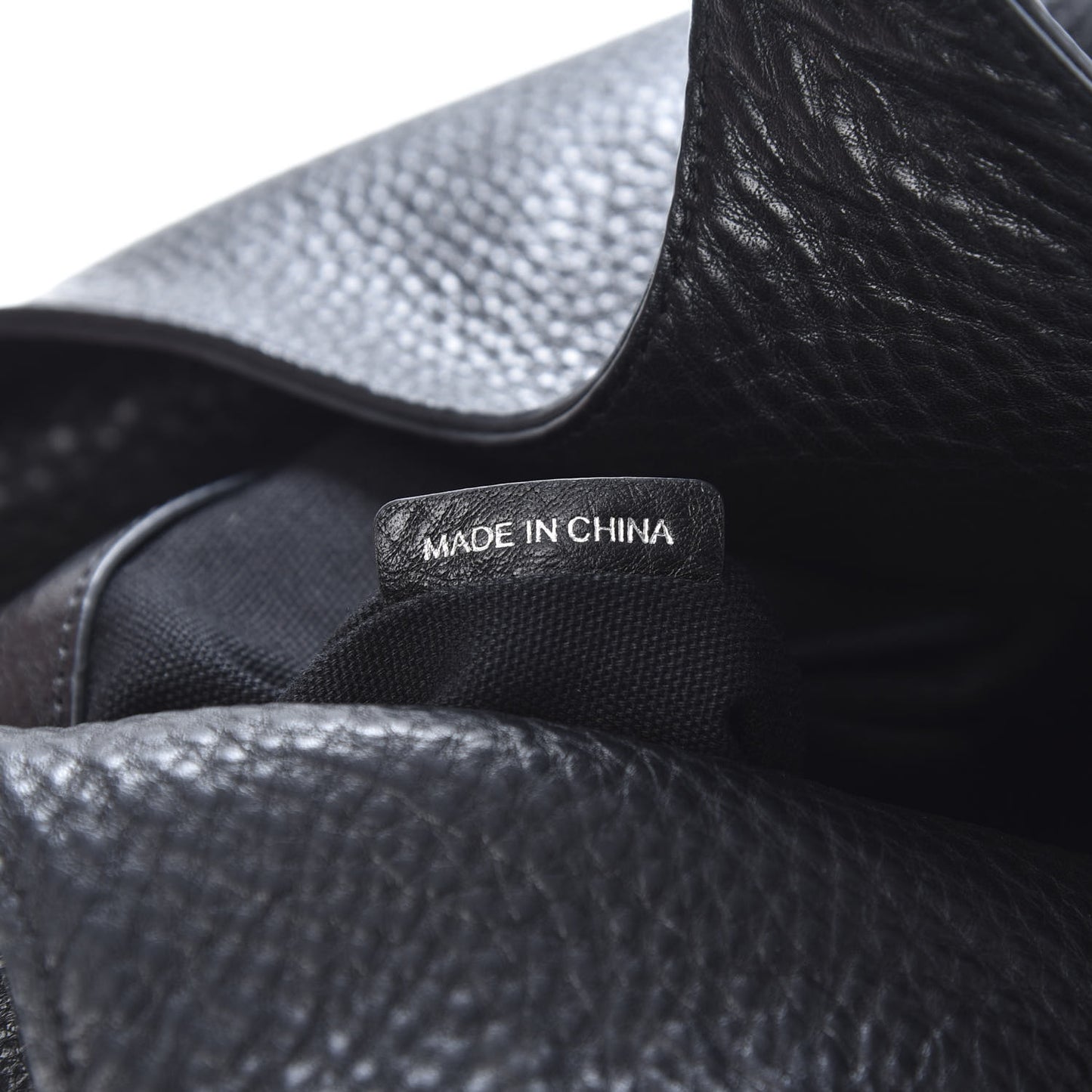 Brit Studded Calfskin Shopper Medium Black