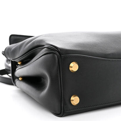 Balenciaga Natural Smooth Calfskin Small Rodeo Top Handle Handbag Black 8 of 11
