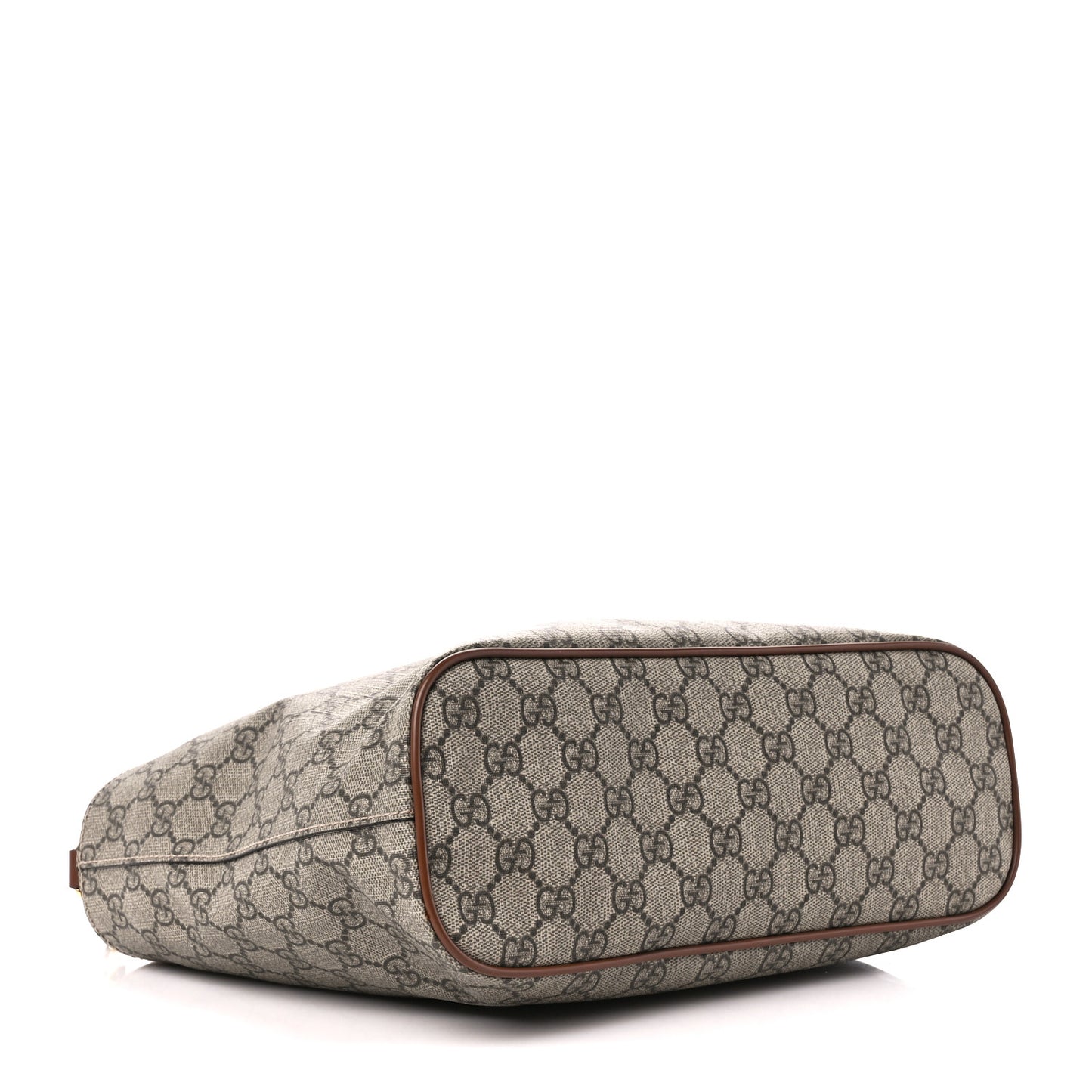 Soft GG Supreme Monogram Small Crossbody Tote Beige Cuir
