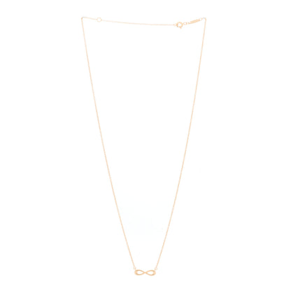 Tiffany 18K Rose Gold Infinity Pendant Necklace 2 of 4