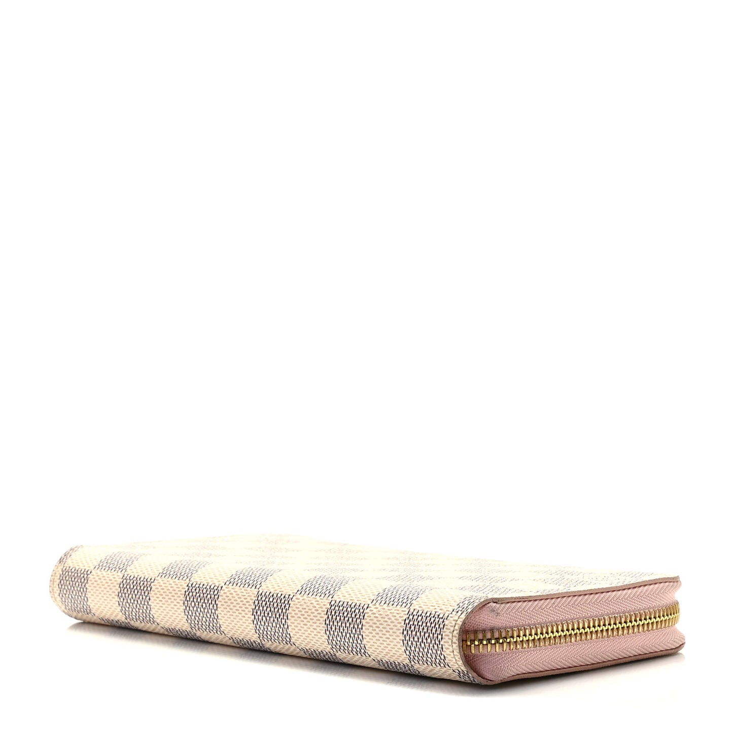 Damier Azur Zippy Wallet Rose Ballerine
