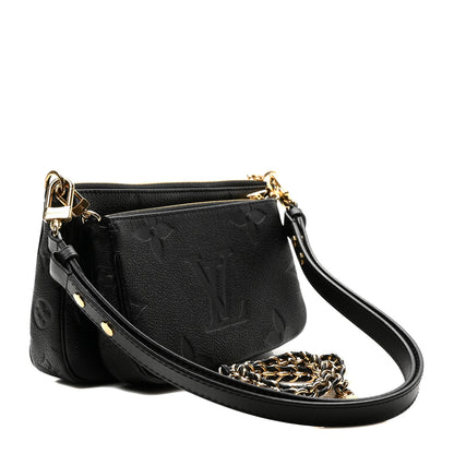 Louis Vuitton Empreinte Monogram Giant Multi Pochette Accessories Black 3 of 10