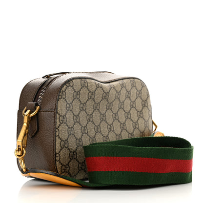 Gucci GG Supreme Monogram Web Neo Vintage Shoulder Bag Beige New Acero Crop 3 of 12