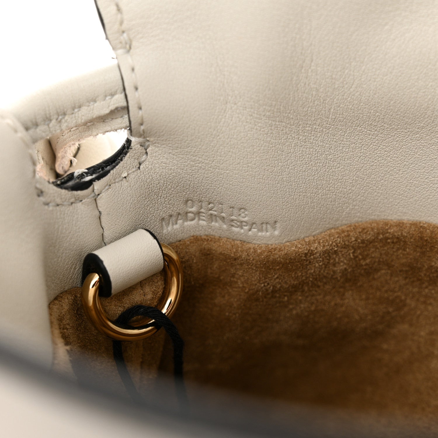 Loewe Calfskin Nano Flamenco Knot Clutch Soft White 7 of 10