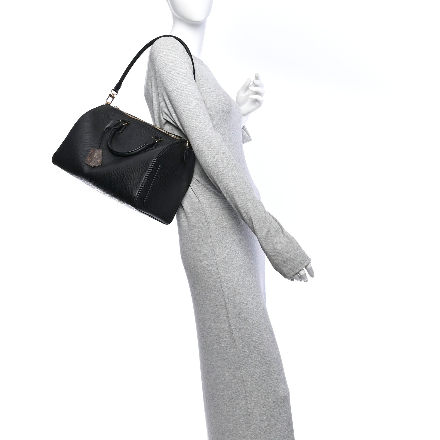 Louis Vuitton Epi Speedy Soft 30 Black 2 of 9