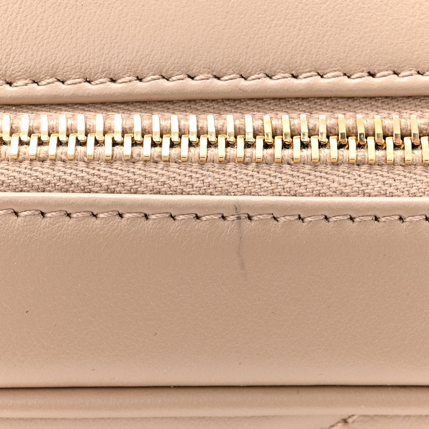 Saint Laurent Calfskin Matelasse Monogram Lou Camera Bag Dark Beige 11 of 11