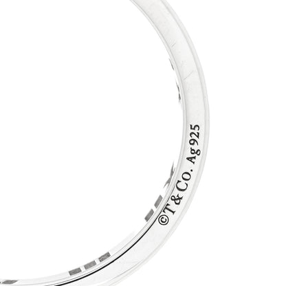 Tiffany Sterling Silver Narrow Atlas Pierced Ring 53 6.25 4 of 4
