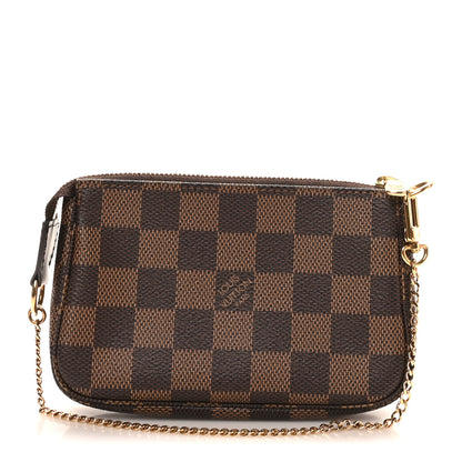 Louis Vuitton Damier Ebene Mini Pochette Accessories 1 of 10