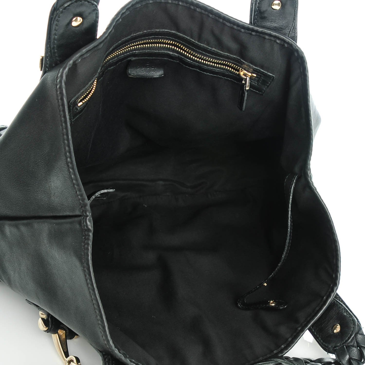 Gucci Calfskin Medium Pelham Shoulder Bag Black 6 of 8