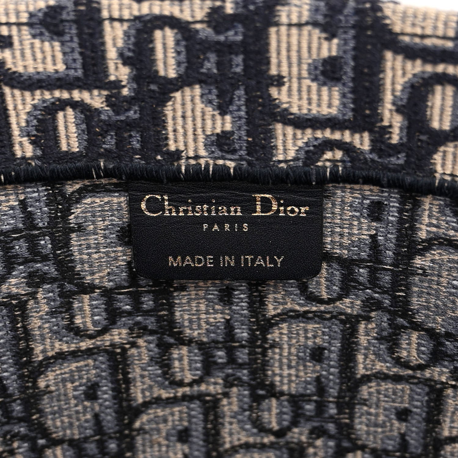 Christian Dior Oblique Large Book Tote Blue Multicolor 6 of 11
