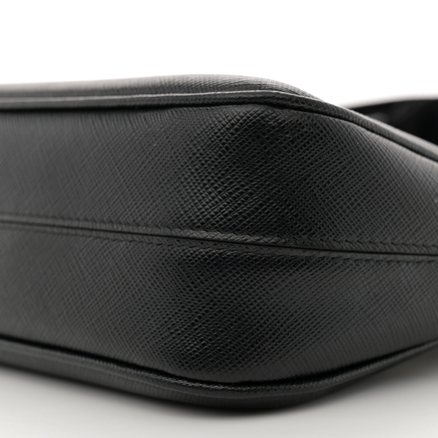 Prada Saffiano Lux Re-Edition 2005 Shoulder Bag Black 10 of 11
