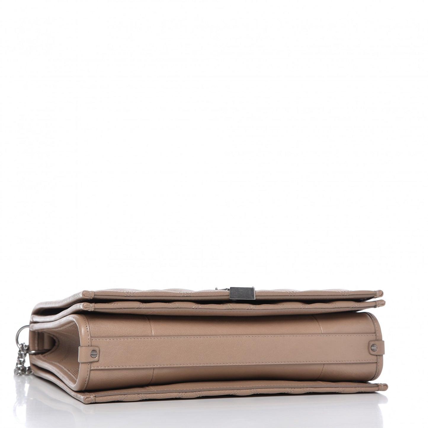 Lambskin Quilted Small Becky Chain Bag Gold Sand