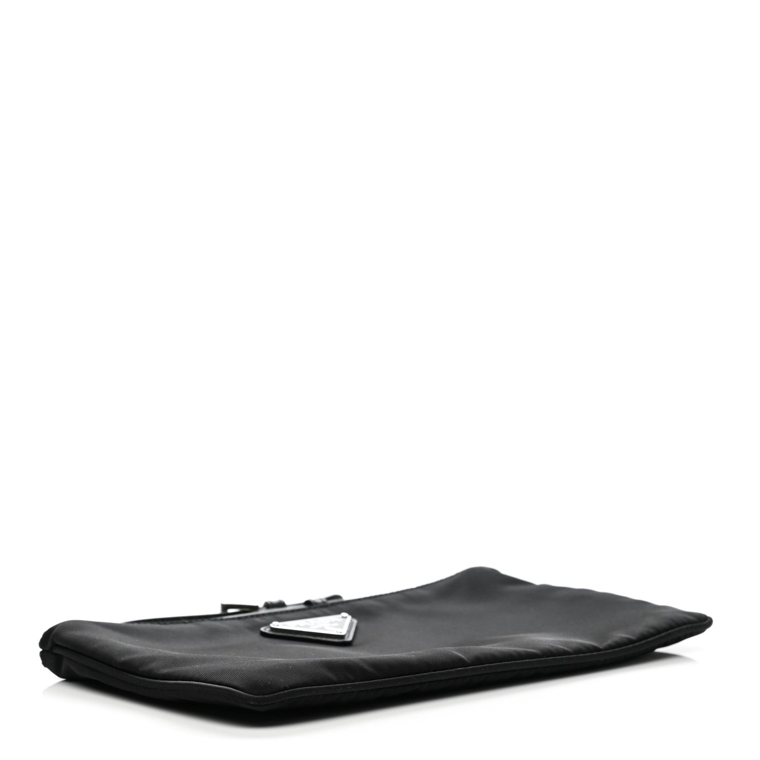 Prada Tessuto Nylon Saffiano Wristlet Black 4 of 8