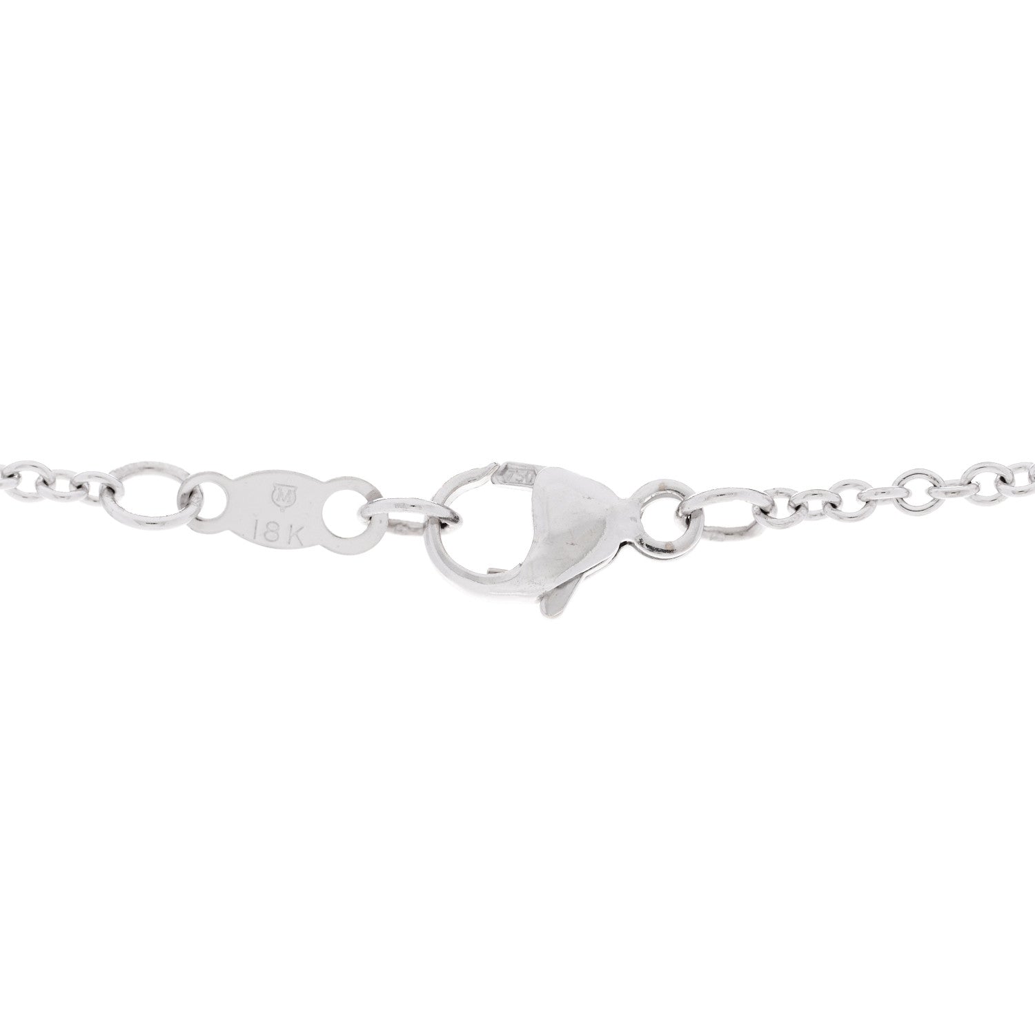 Mikimoto 18K White Gold Diamond Akoya Cultured Pearl 8mm Heart Drop Pendant Necklace 6 of 6