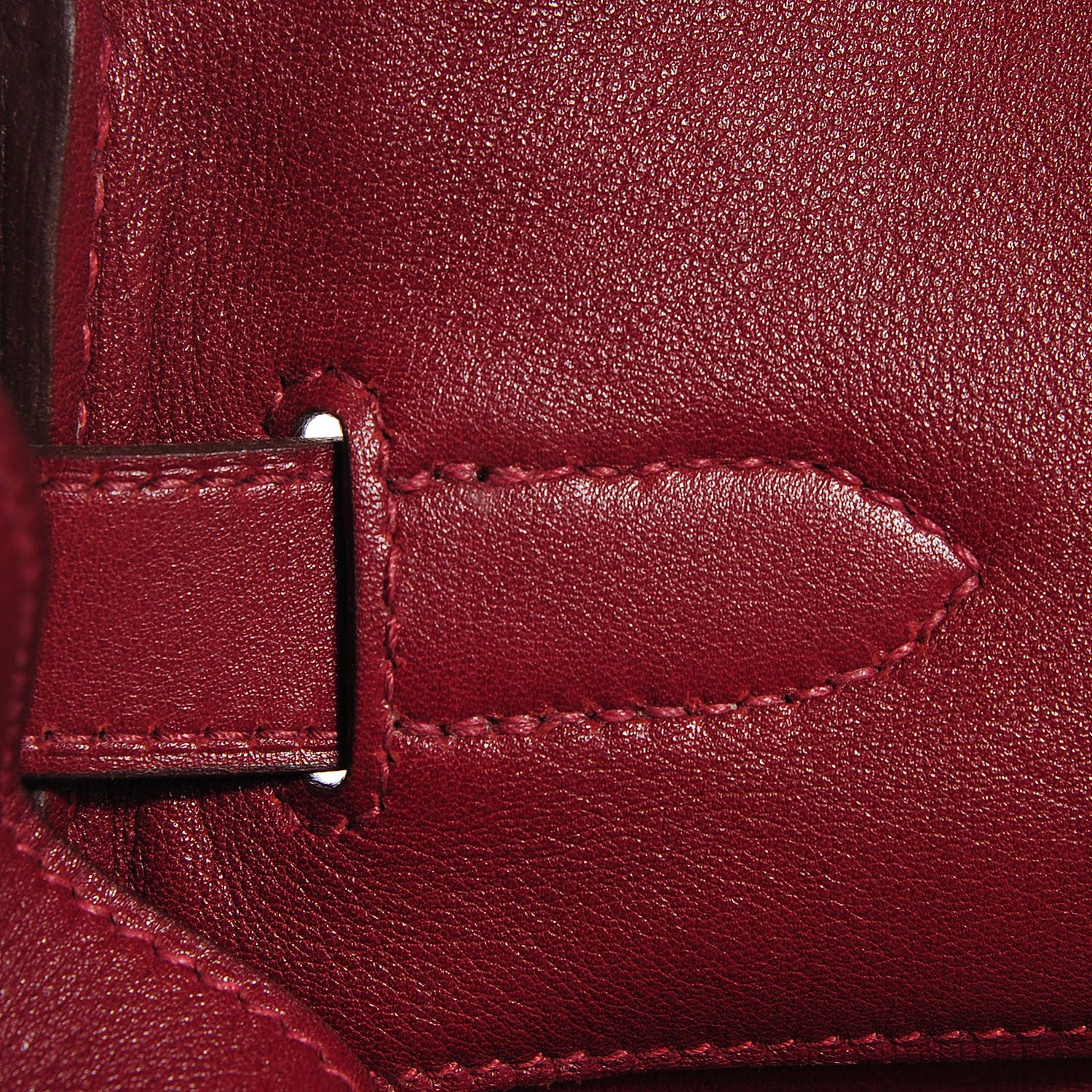Hermes Veau Sikkim Kelly Relax 50 Rouge H 18 of 21