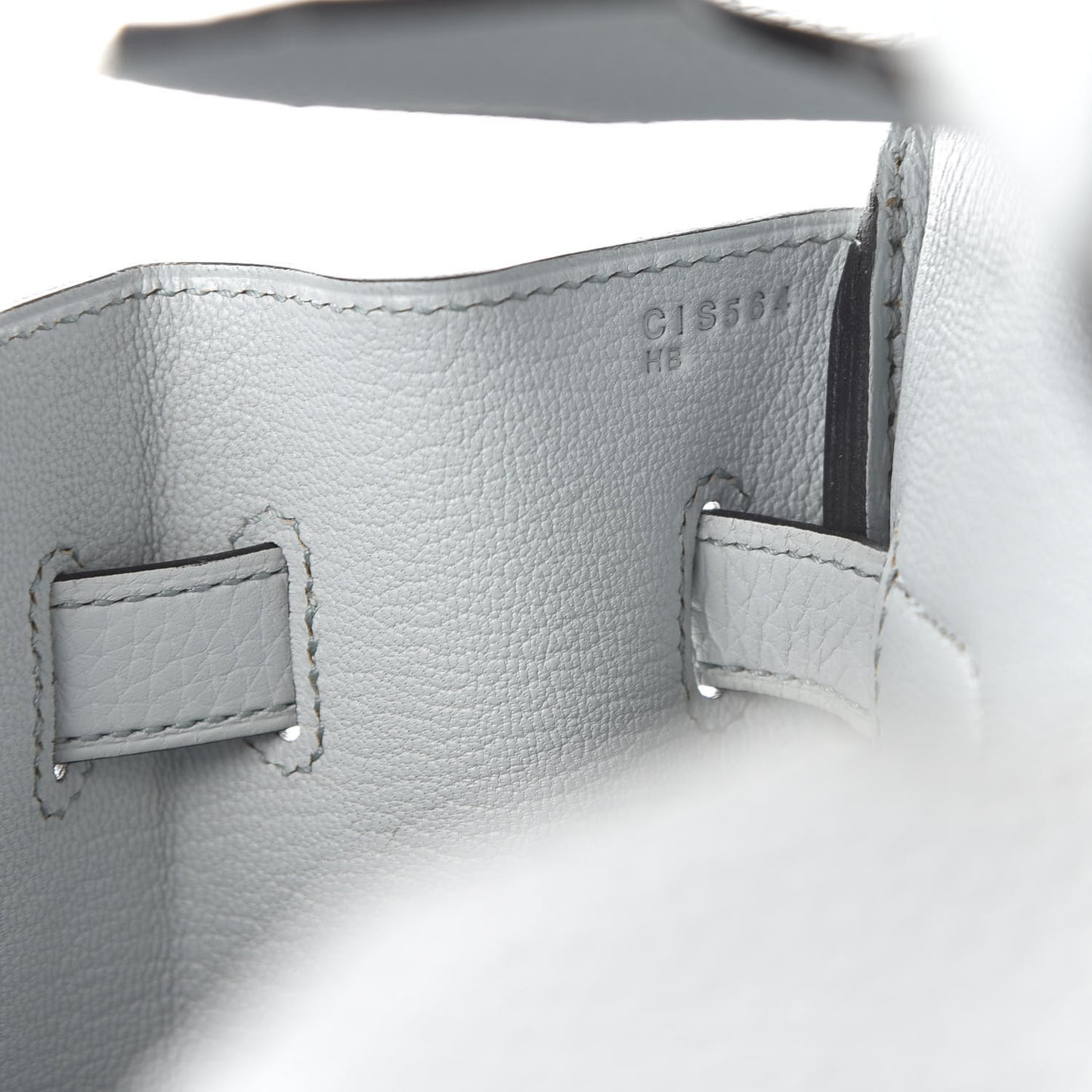 Taurillon Clemence Birkin 35 Bleu Pale