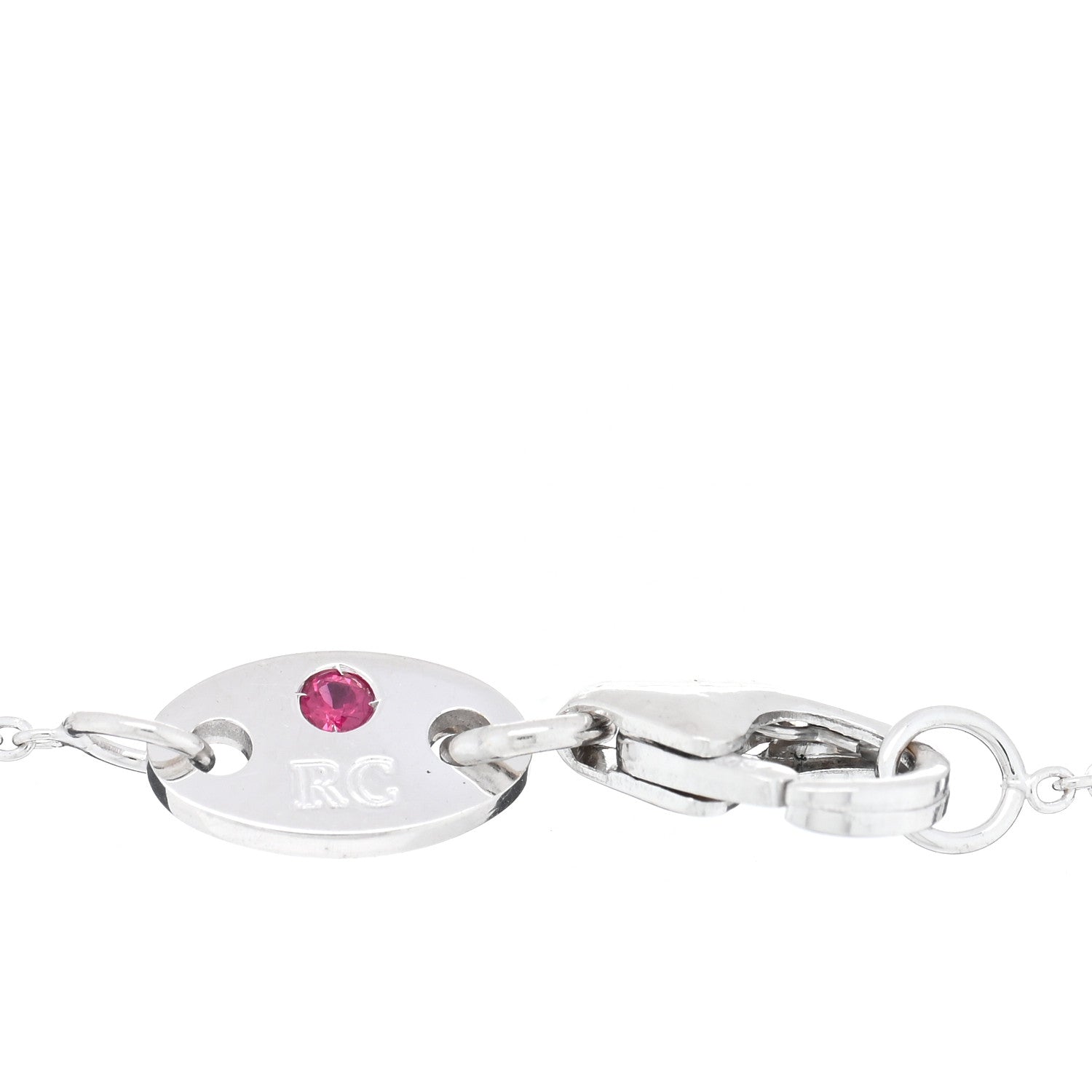 Roberto Coin 18K White Gold Diamond By the Inch Five Station Bracelet 3 of 3