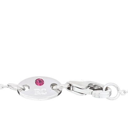 Roberto Coin 18K White Gold Diamond By the Inch Five Station Bracelet 3 of 3