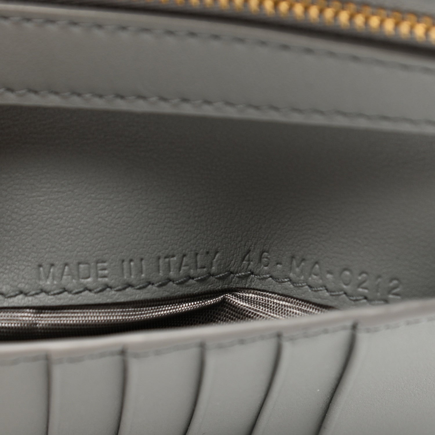 Christian Dior Supple Calfskin Cannage Caro Slim Wallet Grey 7 of 8