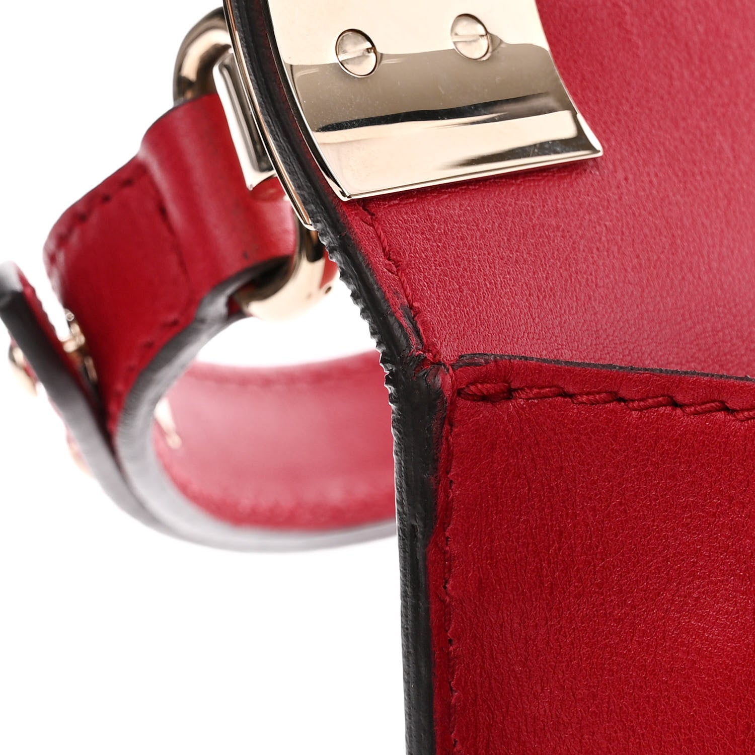 Gucci Calfskin Small 1973 Shoulder Flap Bag Hibiscus Red 18 of 19