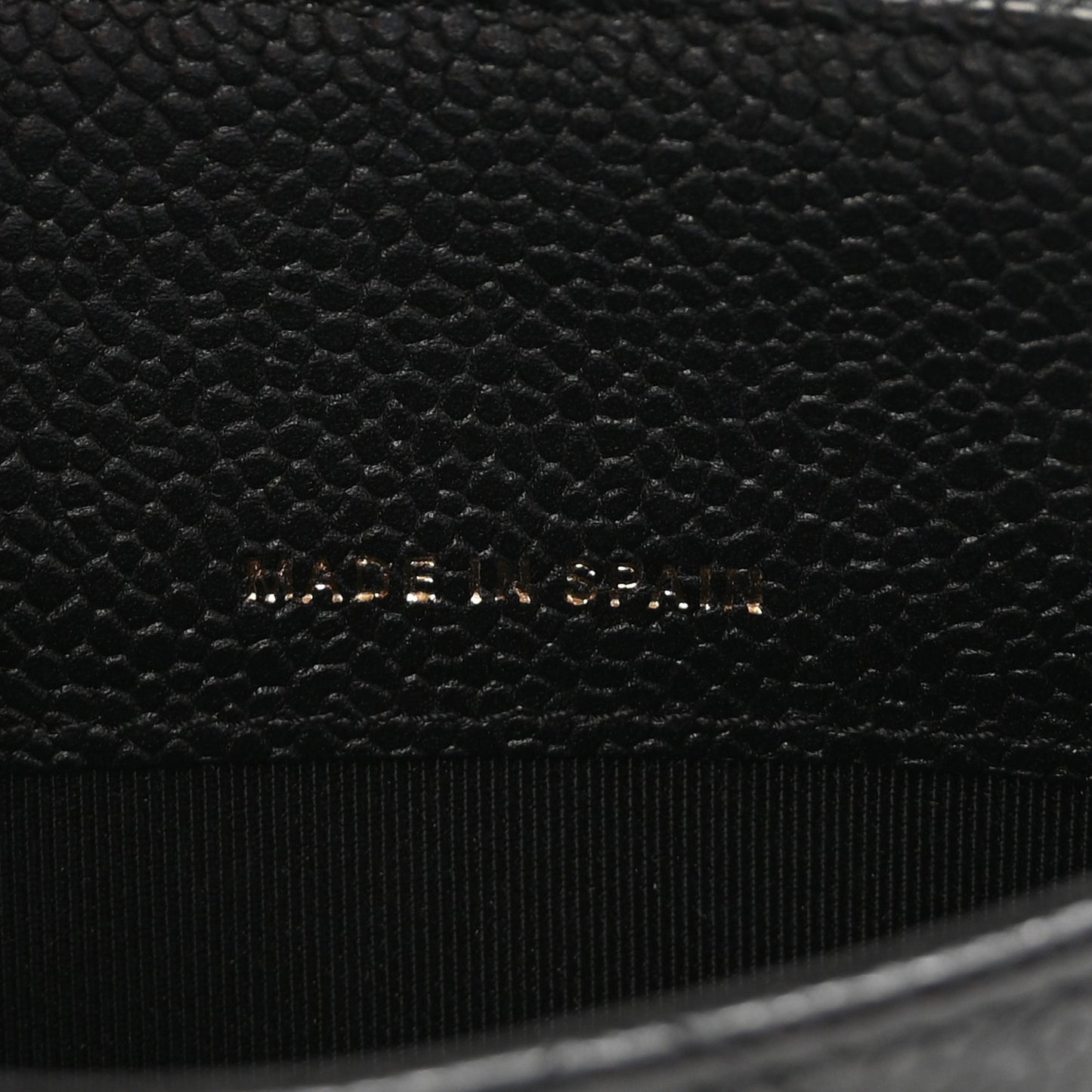 Caviar Quilted Small Flap Wallet Black