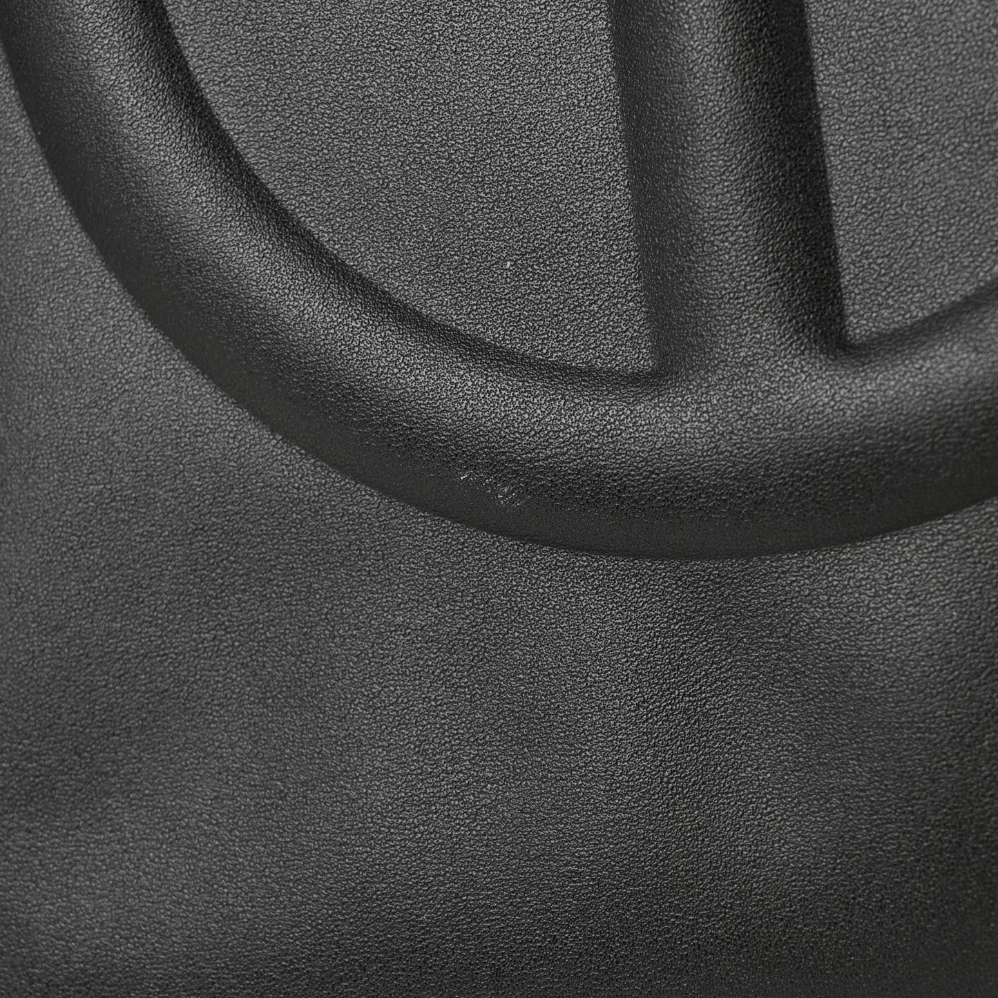 Vegan Leather Medium Shopping Bag Black