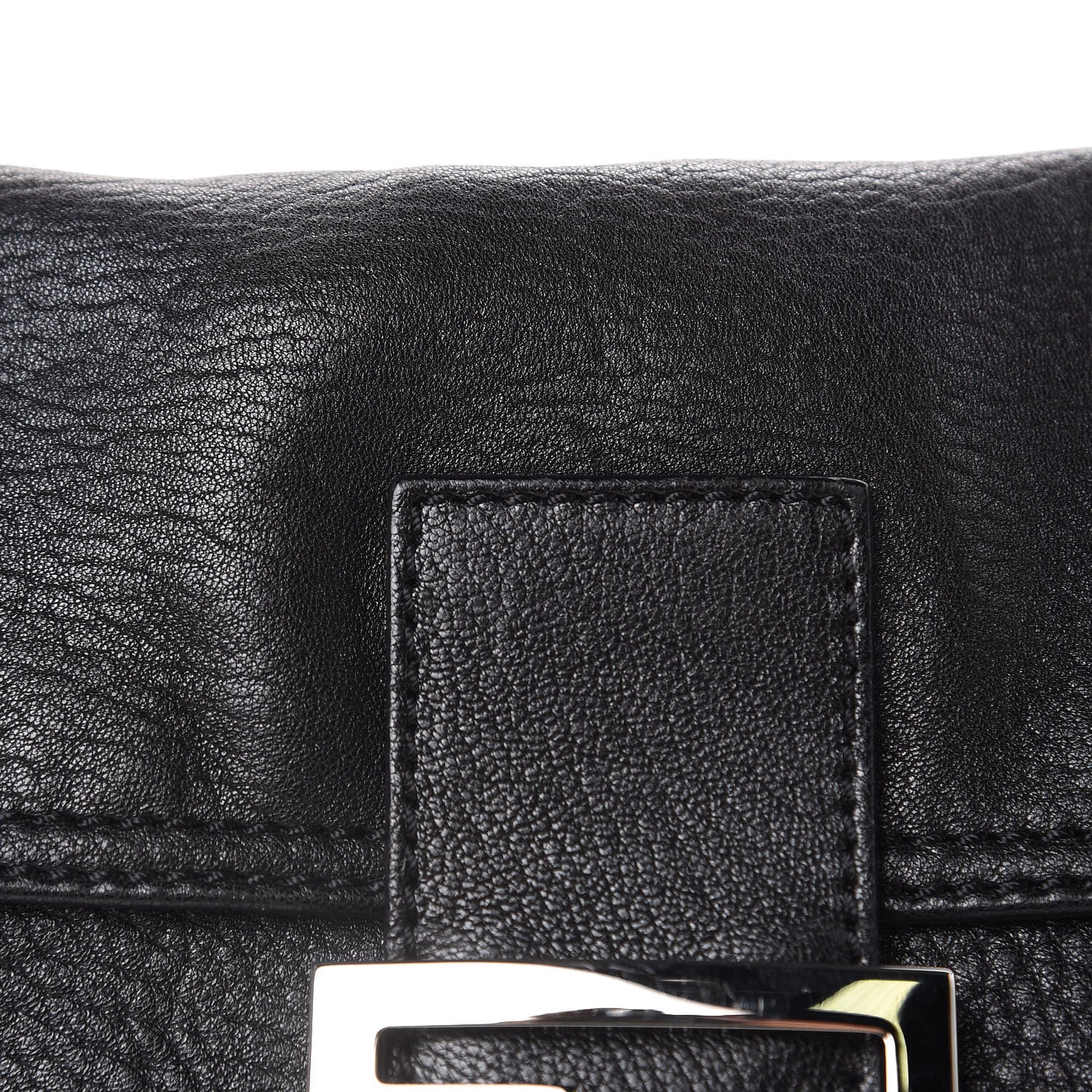 Fendi Nappa Elefante Baguette Black 12 of 12