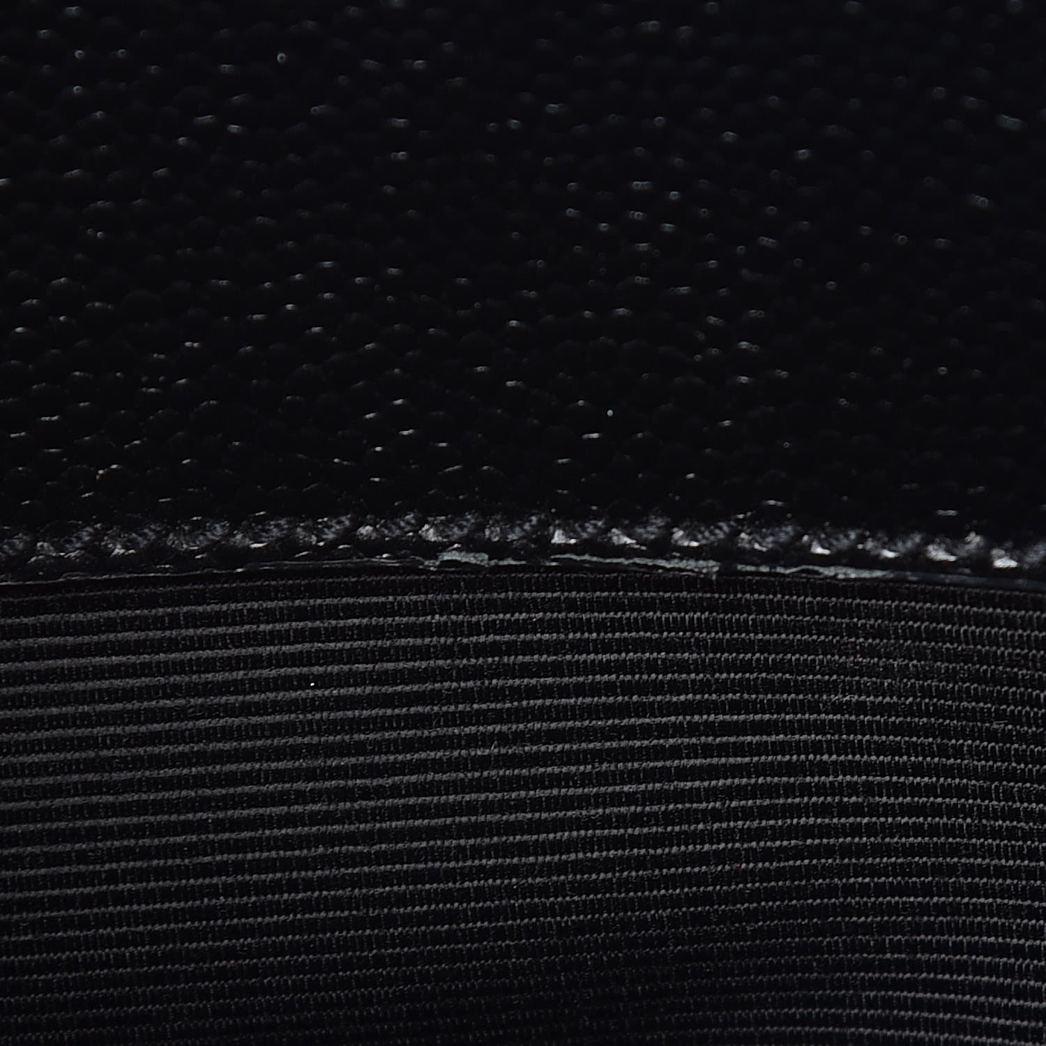 Saint Laurent Grain De Poudre Matelasse Chevron Monogram Shopping Bag Black 11 of 13