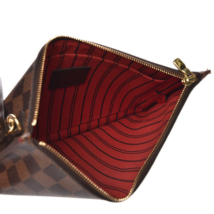 Louis Vuitton Damier Ebene Neverfull MM GM Pochette 5 of 10