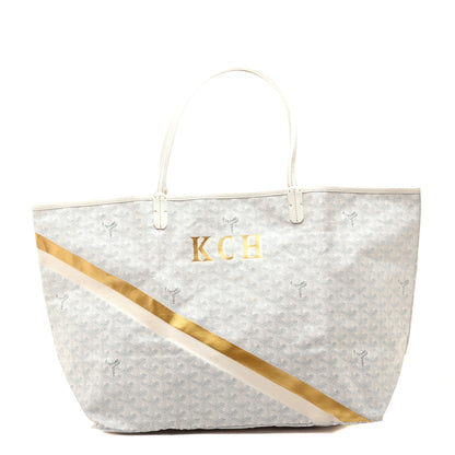 Goyard Goyardine Saint Louis GM White 1 of 8