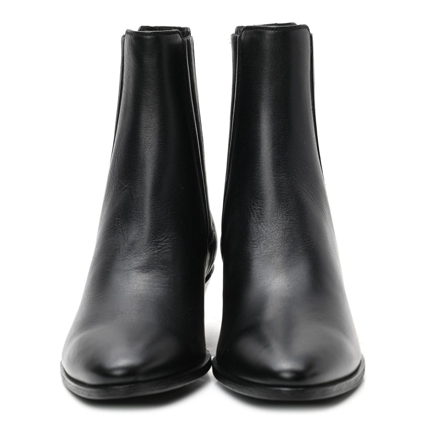 Calfskin Brit Souple Ankle Boots 39 Black