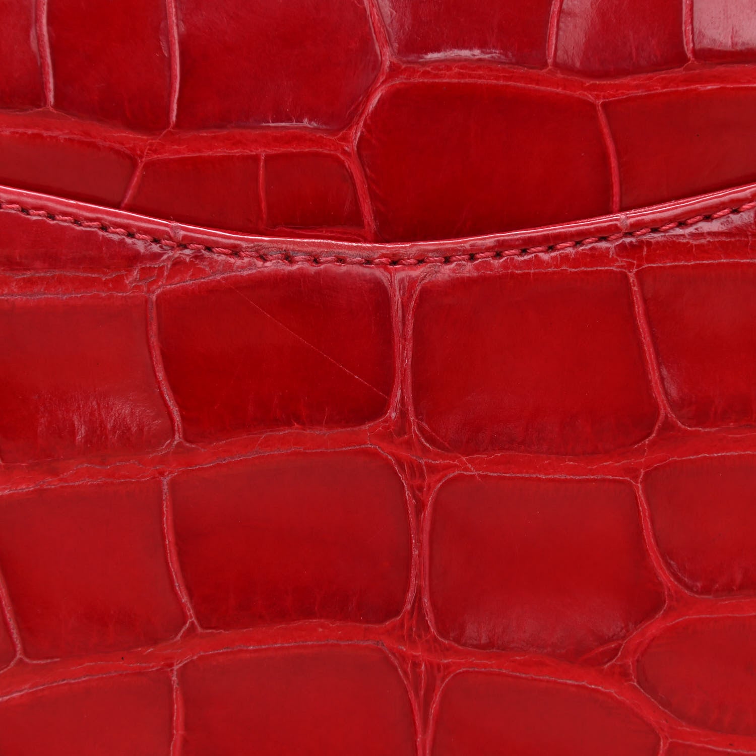 Chanel Alligator Medium Double Flap Red 12 of 17